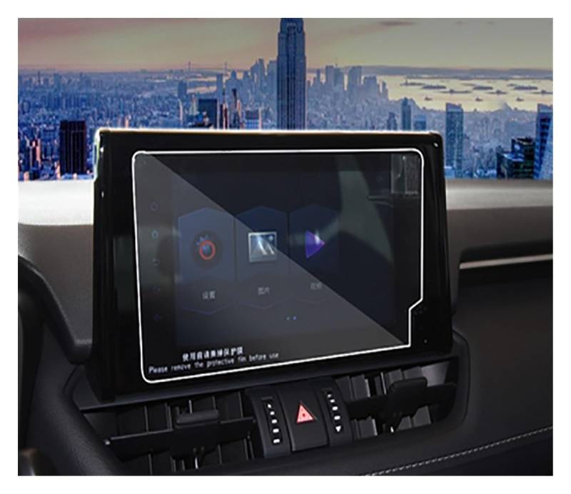 Für Toyota Für RAV4 Für RAV 4 2021 GPS-Navigation Displayschutzfolie Aus Gehärtetem Glas Auto-Zentralsteuerung Displayschutzfolie Navigation Schutzfolie(2) von LZBZHB