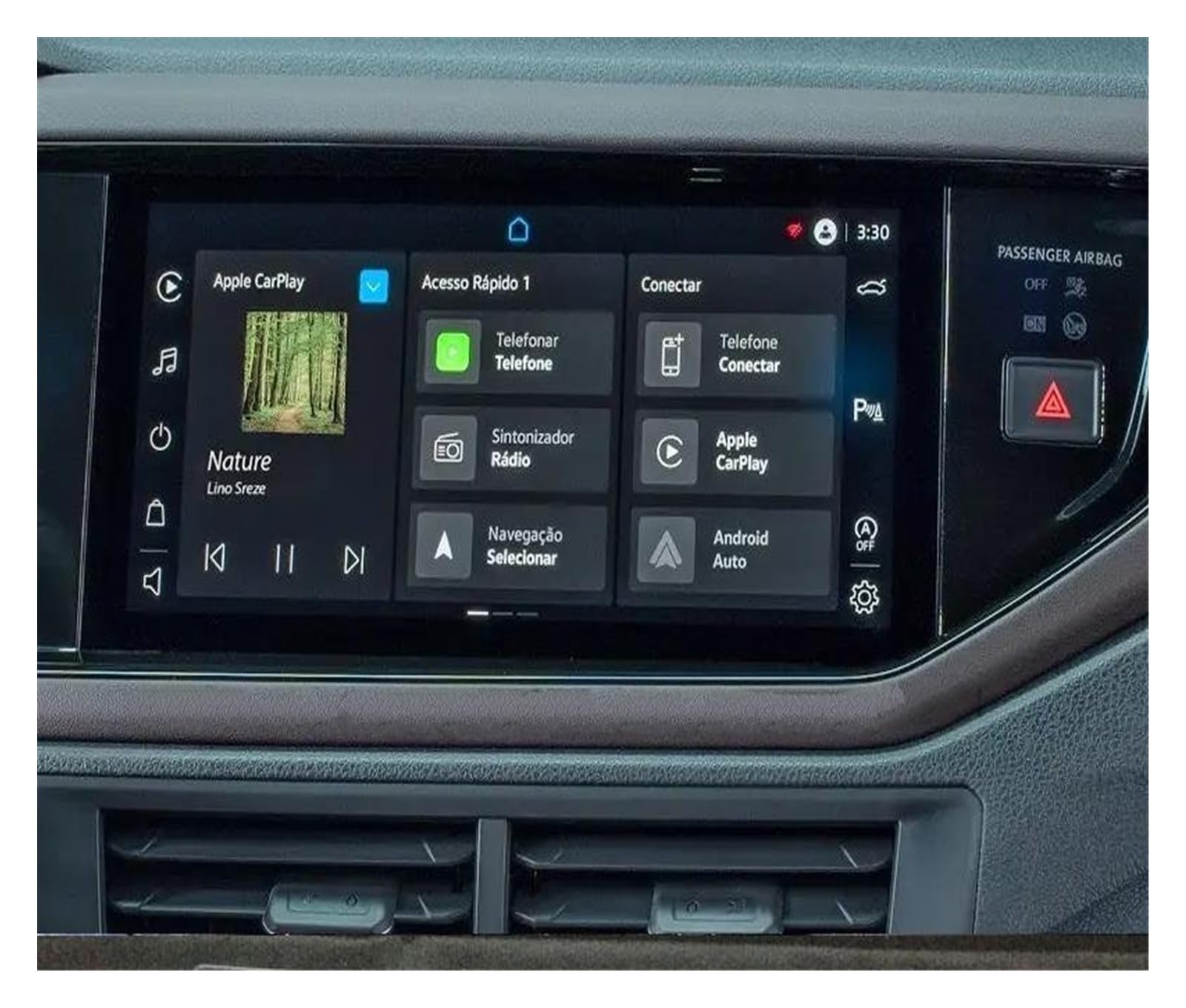 Für VW Für Virtus 2023 10,1 Zoll Auto GPS-Navigation Gehärtetes Glas Displayschutzfolie Auto-Innenaufkleber Navigation Schutzfolie(for GPS) von LZBZHB