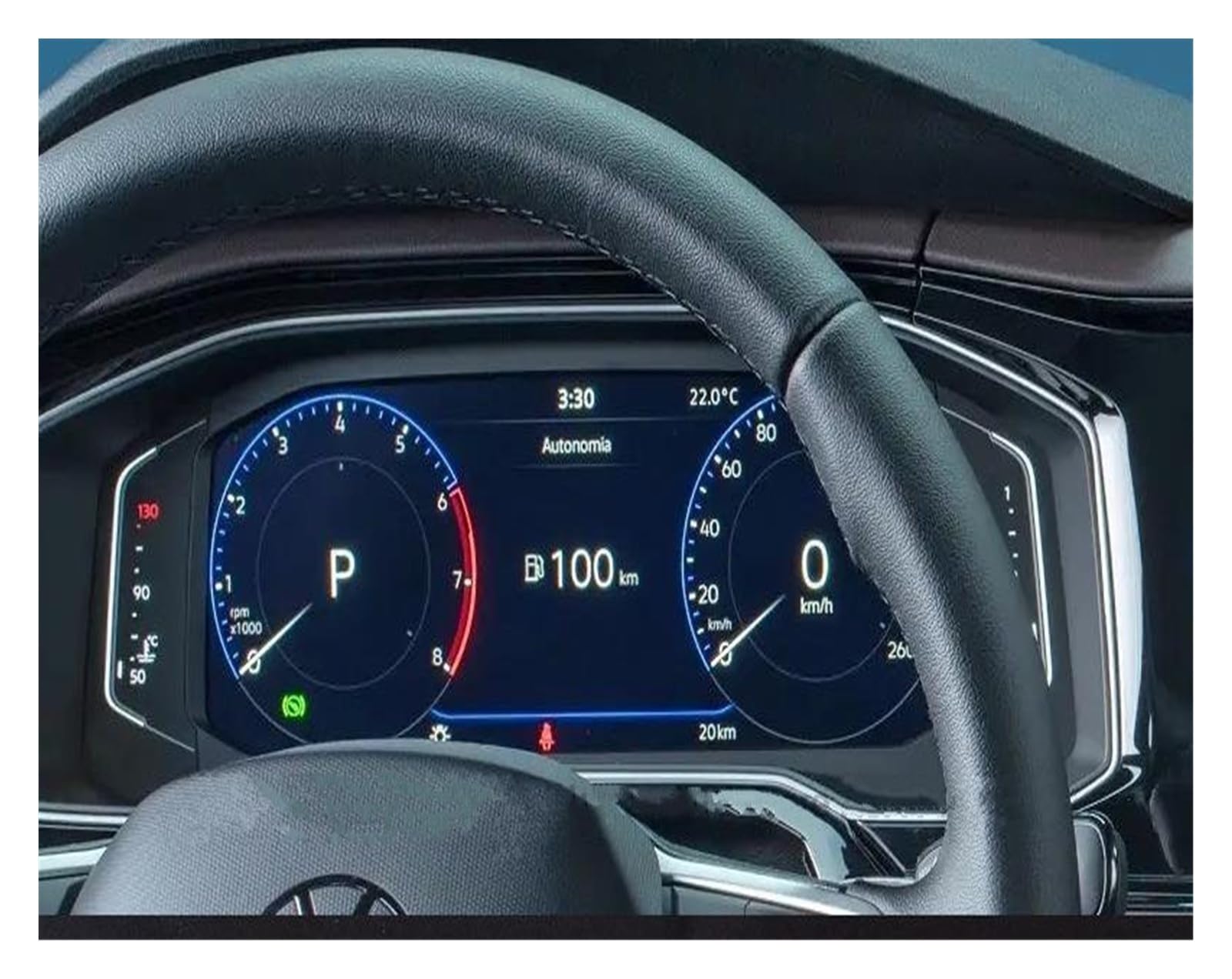 Für VW Für Virtus 2023 10,1 Zoll Auto GPS-Navigation Gehärtetes Glas Displayschutzfolie Auto-Innenaufkleber Navigation Schutzfolie(for Instrument) von LZBZHB