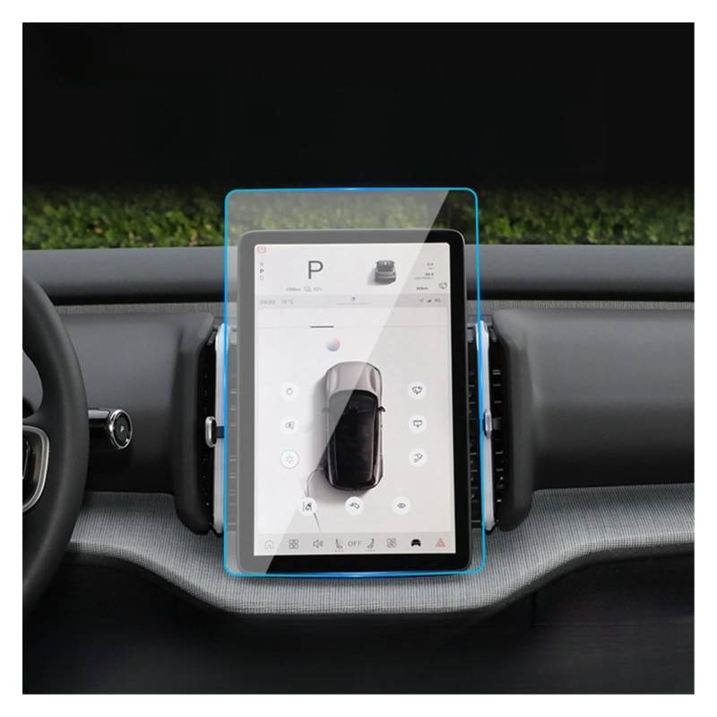 Für Volvo Für EX30 2024 2025 LCD Autoradio 12,3 Zoll GPS Navigation Gehärtetes Glas Armaturenbrett Displayschutzfolie Navigation Schutzfolie(GPS) von LZBZHB