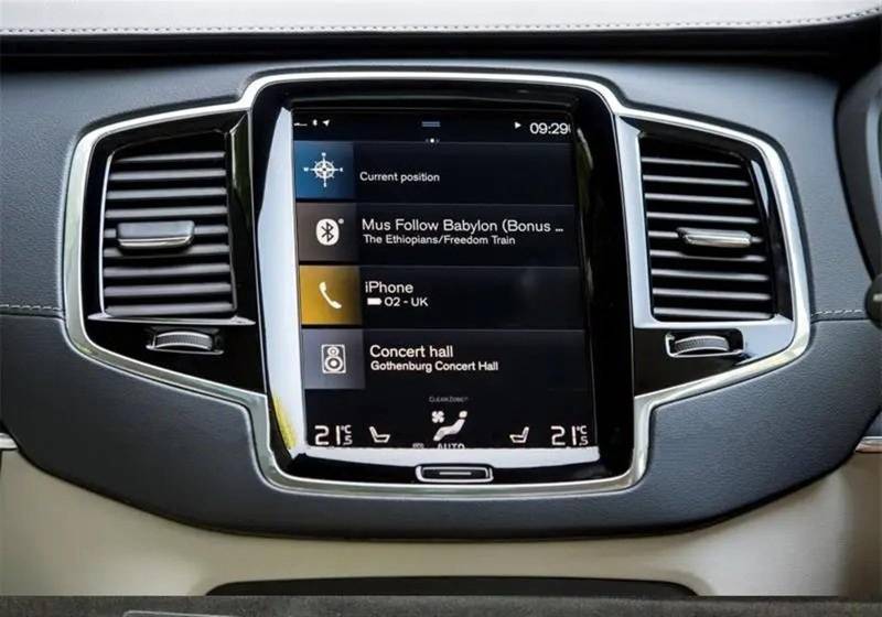 Für Volvo Für XC90 Für S90 2015 2016 2017 2018 2019 Auto-GPS-Navigationsbildschirm 8,7 Zoll Displayschutzfolie Aus Gehärtetem Glas Navigation Schutzfolie von LZBZHB