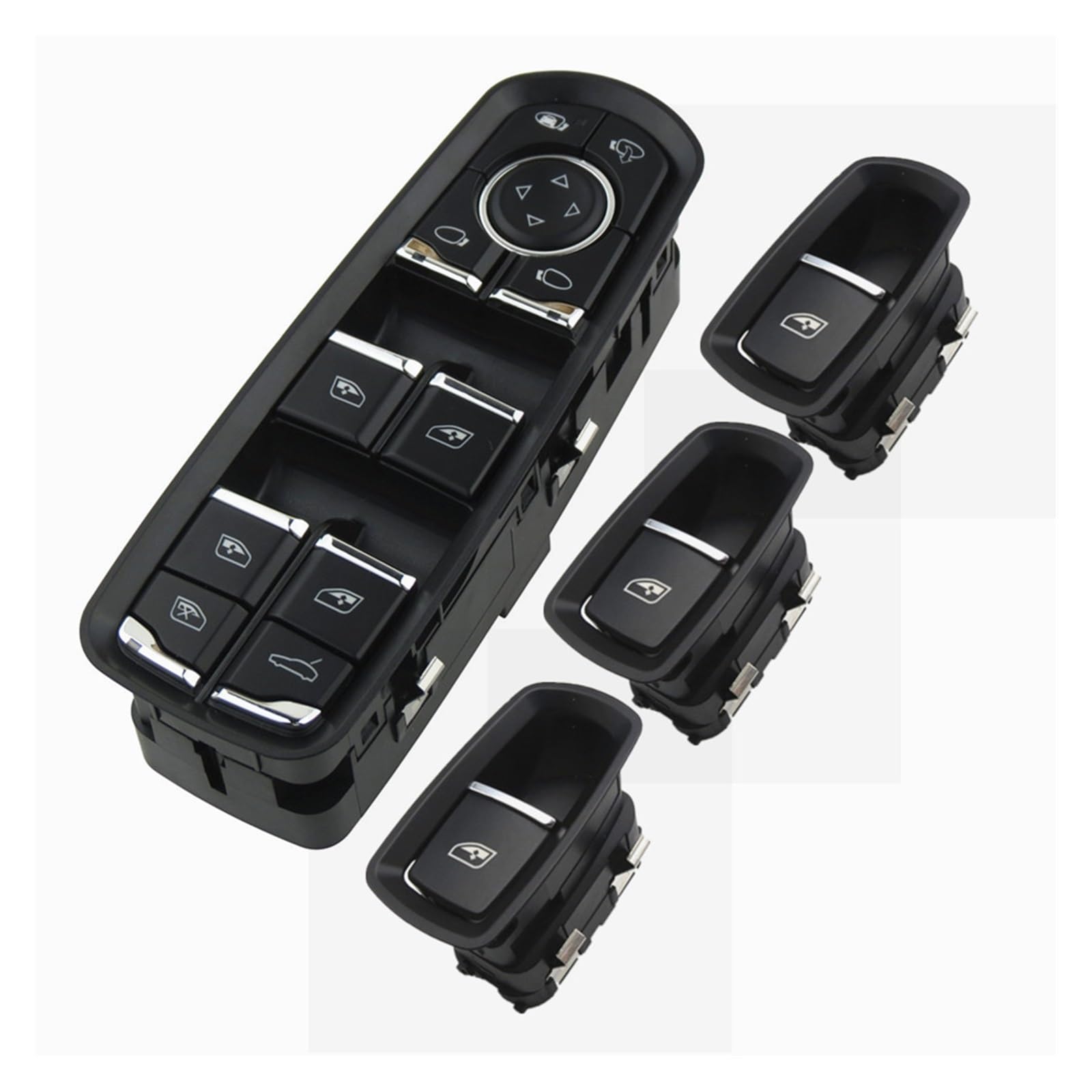 Hauptfenster-Steuerschalter Hochkonfigurierter Elektrischer Knopf Mit Spurassistent Für Panamera Für Cayenne Für Macan Power Fenster Control Schalter(Set 2) von LZBZHB