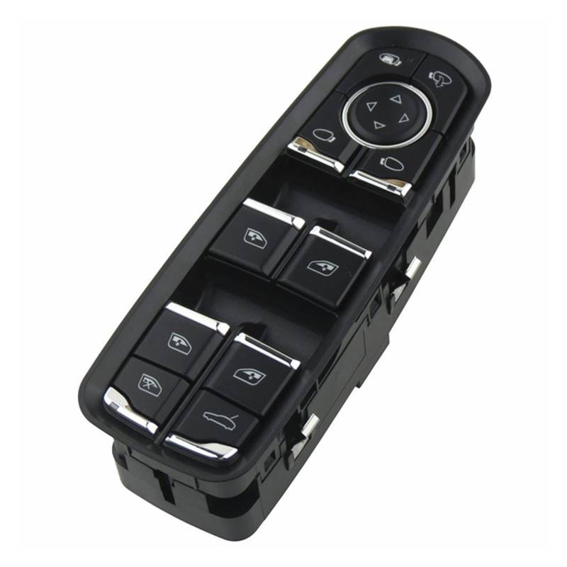 Hauptfenster-Steuerschalter Hochkonfigurierter Elektrischer Knopf Mit Spurassistent Für Panamera Für Cayenne Für Macan Power Fenster Control Schalter(with Glass Lock) von LZBZHB
