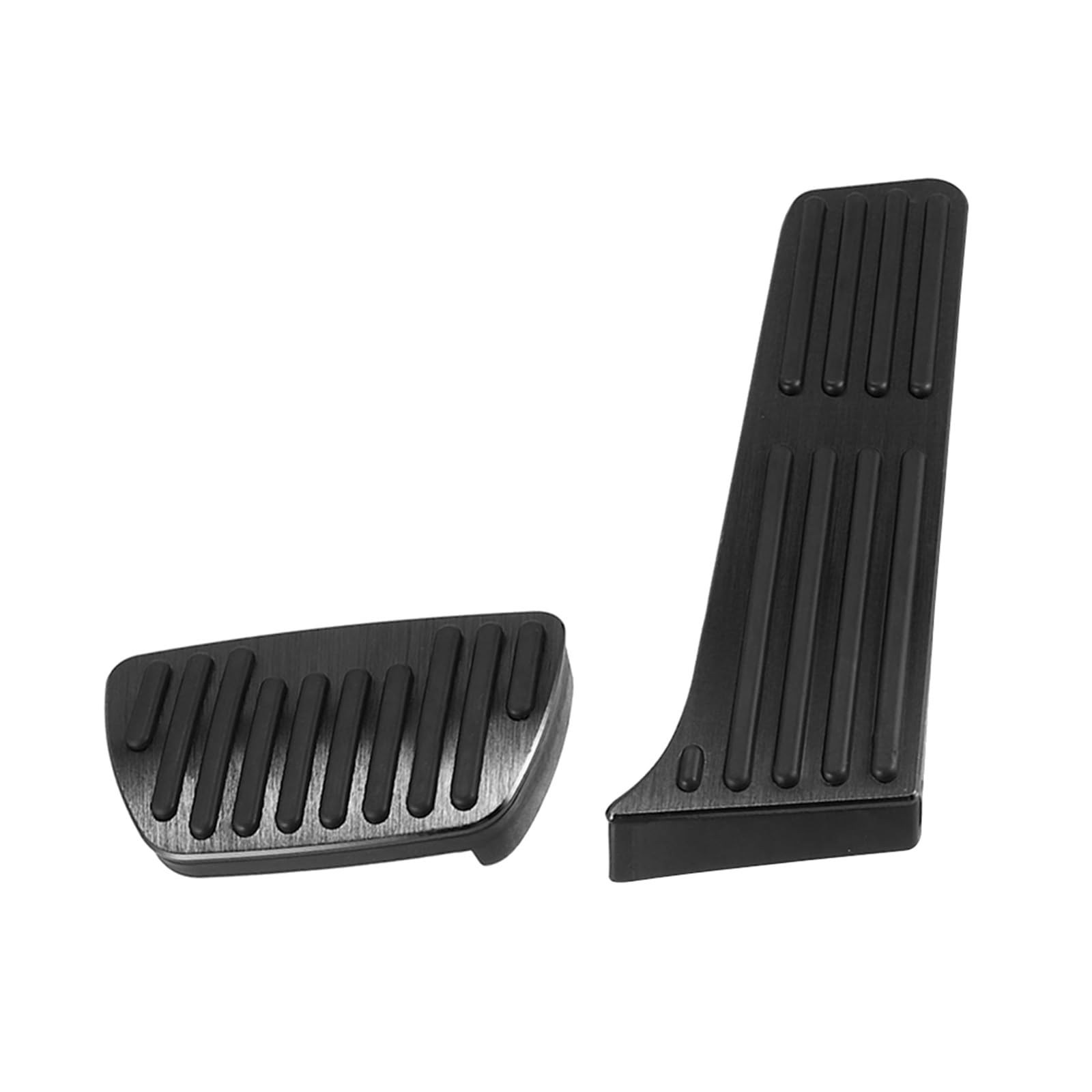Pedalbelag 2 Stücke Aluminium Auto Pedal Gas Bremspedale Abdeckung Für Toyota Für Highlander 2020 2021 Bremse Kupplungspedalauflage(Black) von LZBZHB