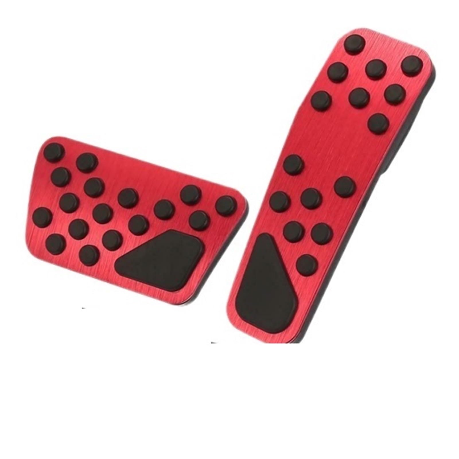 Pedalbelag 2 Stücke Auto Pedal Gas Bremspedale Abdeckung Für Dodge Für Ladegerät Für Challenger 2009 2010 2011 2012 2013 2014 2015 2016 2017 2018 2019 Bremse Kupplungspedalauflage(Red) von LZBZHB