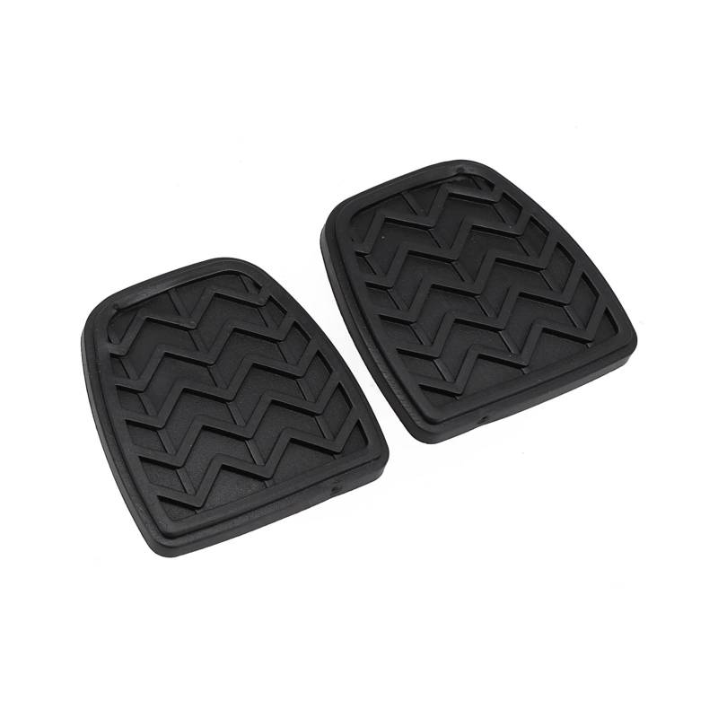 Pedalbelag 2x Auto Bremse Kupplung Pedal Pad Gummi Abdeckungen Schwarze Kappe Für Camry Für Corolla Für FJ Für Cruiser Für RAV4 Für Solara 2001-2017 Bremse Kupplungspedalauflage von LZBZHB
