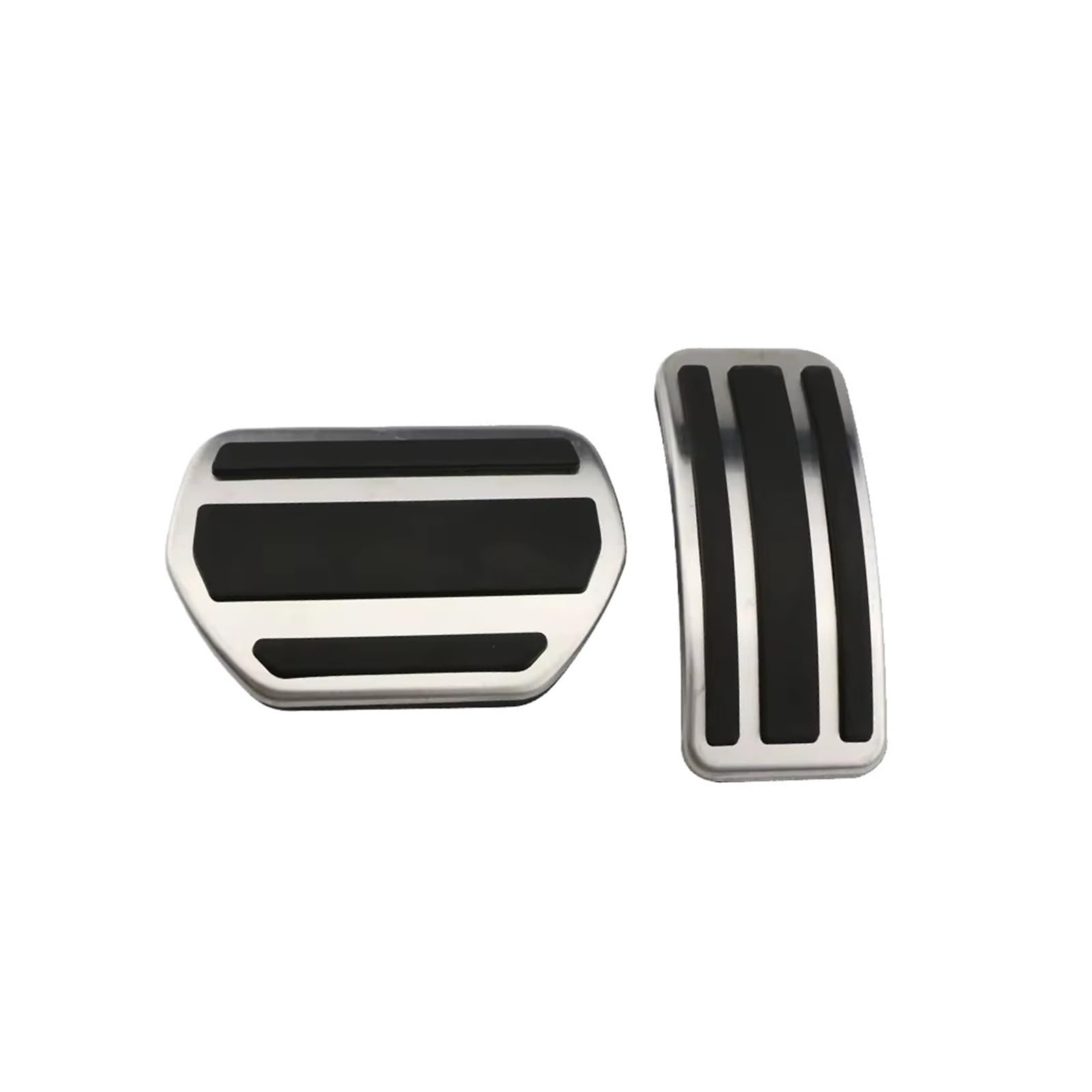 Pedalbelag Auto Edelstahl Gas Pedal Pad Abdeckung Für Peugeot 207 301 307 208 2008 308 408 Bremse Kupplungspedalauflage(AT without Rest) von LZBZHB