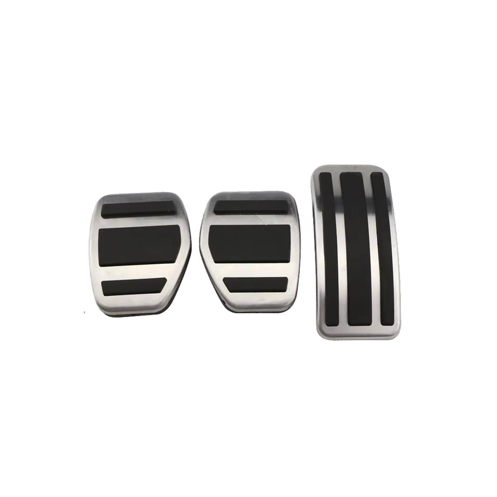 Pedalbelag Auto Edelstahl Gas Pedal Pad Abdeckung Für Peugeot 207 301 307 208 2008 308 408 Bremse Kupplungspedalauflage(MT without Rest) von LZBZHB