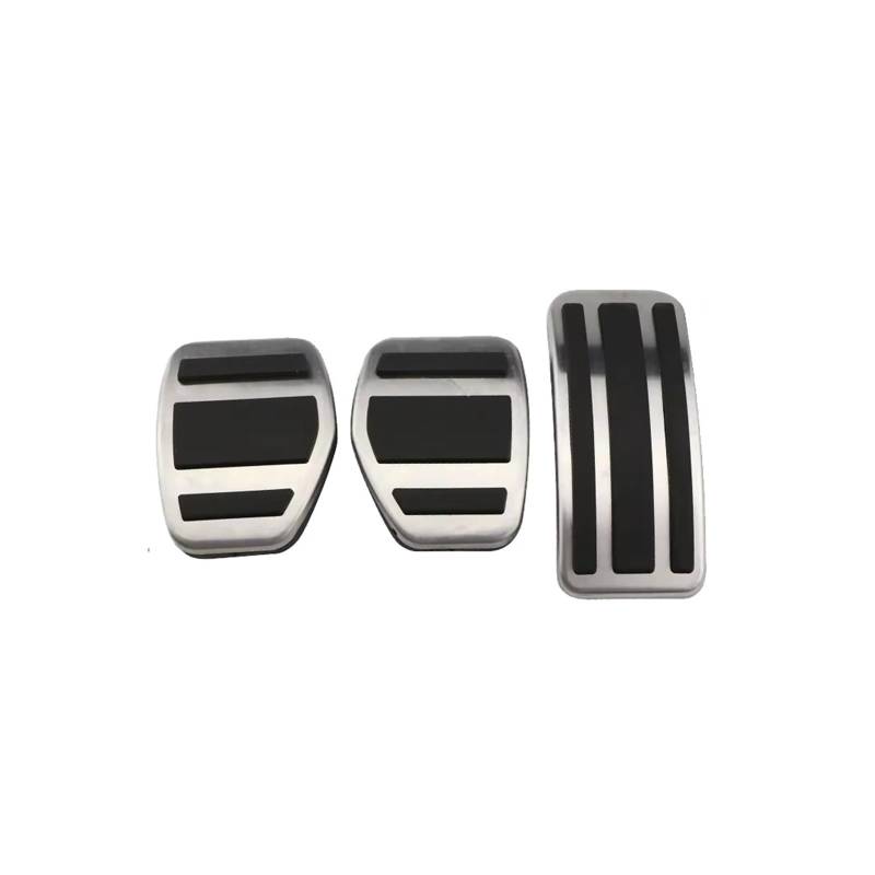 Pedalbelag Auto Edelstahl Gas Pedal Pad Abdeckung Für Peugeot 207 301 307 208 2008 308 408 Bremse Kupplungspedalauflage(MT without Rest) von LZBZHB