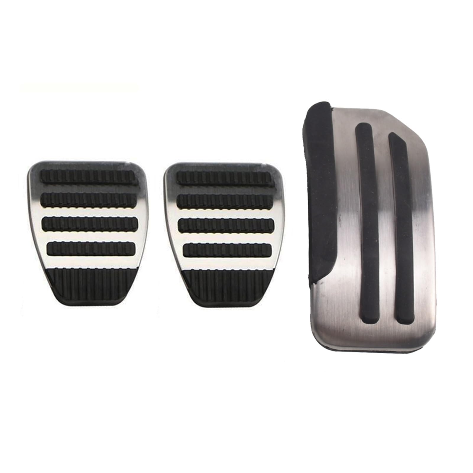 Pedalbelag Auto Edelstahl Kraftstoff Bremse Fußstütze Pedal Für Nissan Für Sentra Für Maxima Für Sylphy Für Tiida Für März Für Juke Für Leaf Bremse Kupplungspedalauflage(MT) von LZBZHB
