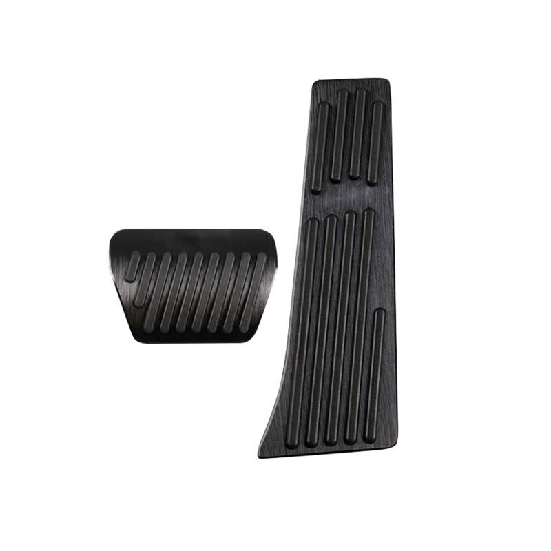 Pedalbelag Auto-Fußstütze Pedal Beschleuniger Bremspedal Abdeckung Rutschfeste Unterlage Aluminiumlegierung Für IX Für IX5 2021 2022 2023 Bremse Kupplungspedalauflage(AT Black 2pcs) von LZBZHB