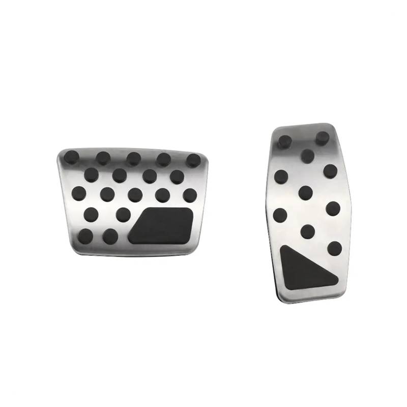 Pedalbelag Auto Gaspedal Bremspedal Fußstütze Pedale Abdeckung Pads Für Jeep Für Compass 2017 2018 2019 2020 2021 Bremse Kupplungspedalauflage von LZBZHB