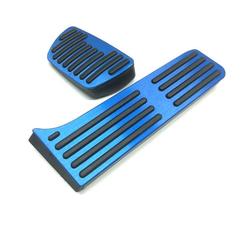 Pedalbelag Auto-Kraftstoffbremspedale Fußstützenpedalplatten-Abdeckpolster Für Toyota Für RAV4 Für RAV 4 Für XA50 2019 2020 2021 2022 2023 2024 Bremse Kupplungspedalauflage(2pcs Blue) von LZBZHB