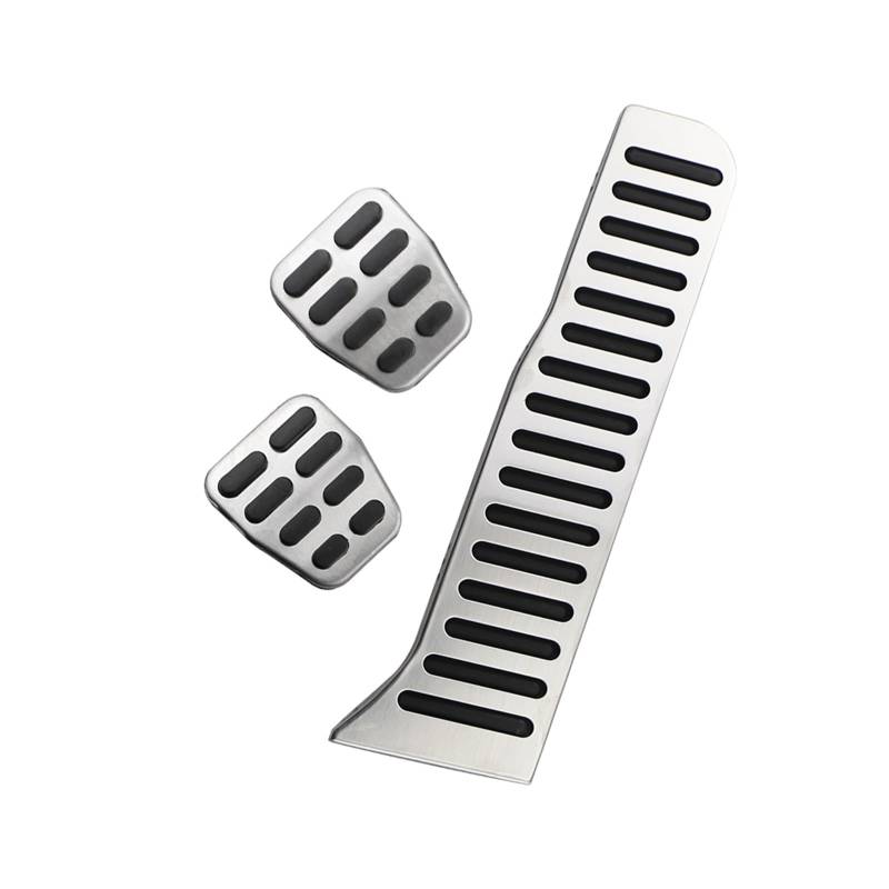 Pedalbelag Auto Pedale Gas Bremse Rest Pedal Abdeckung LHD Für Skoda Für Octavia Für A5 Für Yeti Bremse Kupplungspedalauflage(MT without Rest) von LZBZHB