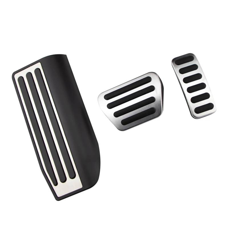 Pedalbelag Autopedale Gasbremspedalabdeckung Aus Stahl Für Range Für Rover 2013 2014 2015 2016 2017 2018 2019 2020 Bremse Kupplungspedalauflage(AT with Rest) von LZBZHB