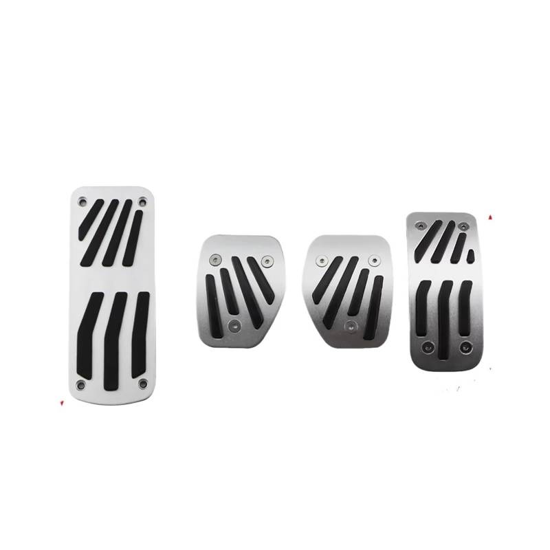 Pedalbelag Autopedale LHD Accelerator Bremspedalabdeckung Für Peugeot 207 301 307 208 2008 308 408 2013 2014 2015 2016-2020 Bremse Kupplungspedalauflage(MT with Rest) von LZBZHB