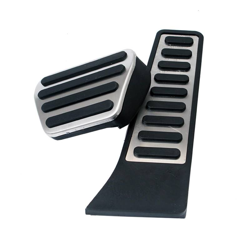Pedalbelag Edelstahl-Gasbremspedalabdeckung Für Fußstützen Pedale Für Land Für Rover Für Range Für Rover Für Vogue Für L323 Für L322 2005–2012 Bremse Kupplungspedalauflage(WHITE) von LZBZHB