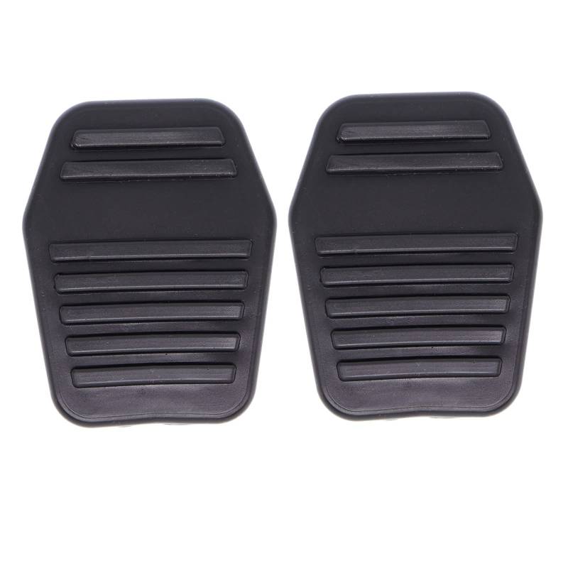 Pedalbelag Gummibremskupplungs-Fußpedalauflageabdeckung Für Ford Für Fusion Für JU 2001 2002 2003 2004 2005 2006 2007 2008 2009 2010 2011 2012 Bremse Kupplungspedalauflage(2Pc) von LZBZHB