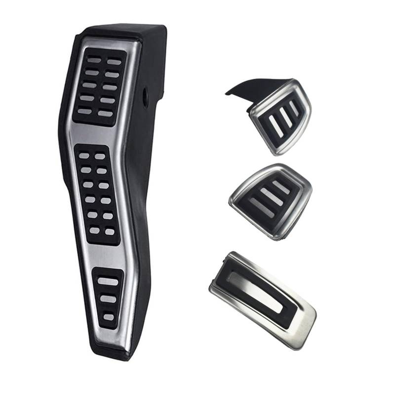 Pedalbelag RHD Auto Kraftstoff Bremse Dead Pedal Abdeckung Set Für A3 Für 8V 2013 2014 2015 2016 2017 2018 2019 Bremse Kupplungspedalauflage(MT) von LZBZHB