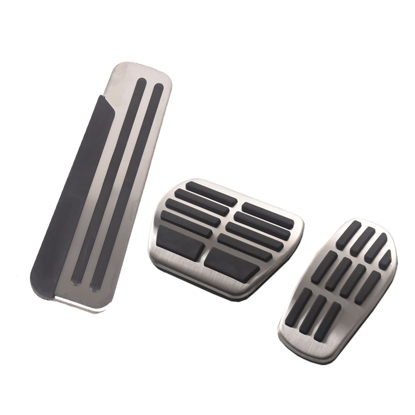 Pedalbelag Sport Edelstahl Kraftstoff Bremse Fußstütze Pedal Für Nissan Für Rogue Für Qashqai Für J11 2010 2011 2012 2013 2014 2015 2016 2017 2018 Bremse Kupplungspedalauflage(AT REST) von LZBZHB