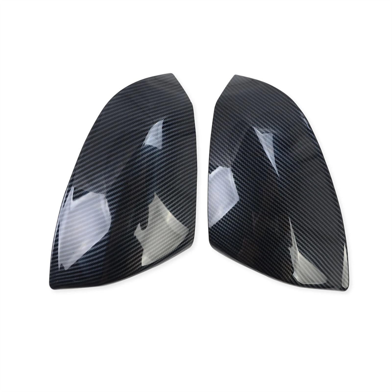 Tür Rückspiegel Kappe Auto-Rückspiegel-Abdeckung Seitentür-Außenspiegel-Abdeckung Zubehör Für Q5 2018 2019 2020 2021 2022 2023 Spiegelkappen(Carbon Fiber Style) von LZBZHB