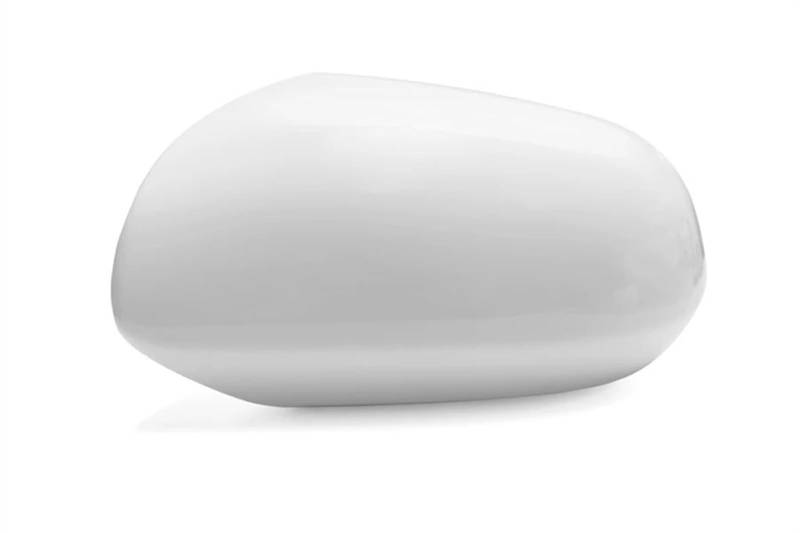 Tür Rückspiegel Kappe Auto-Rückspiegelrahmen Seitentür-Außenspiegel-Abdeckung Dekoration Für Odyssey 2005 2006 2007 2008 Spiegelkappen(1pcs taffeta white left) von LZBZHB