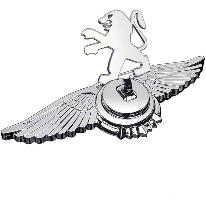 Auto Emblem Aufkleber, für Peugeot 207 CC 3D Buchstabenmarke Badge Aufkleber Emblem Aufkleber Buchstaben Emblem-Schild,normal-B von LZJPL