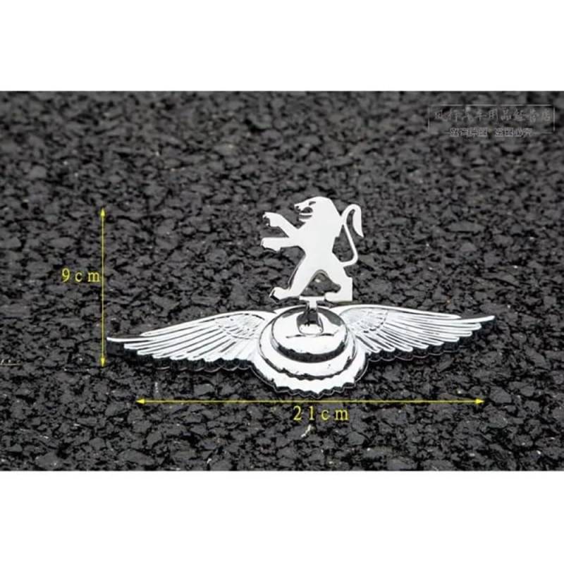 Auto Emblem Aufkleber, für Peugeot 207 CC 3D Buchstabenmarke Badge Aufkleber Emblem Aufkleber Buchstaben Emblem-Schild,normal-D von LZJPL