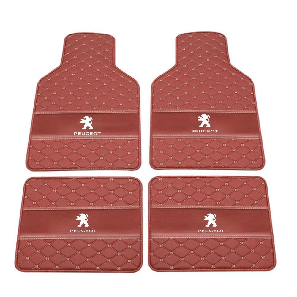 Auto Leder Fußmatten Fussmatten für Peugeot 307 CROSS/307 2004-2020 2021 2022 2023 2024 2025 Allwetter Antirutschmatte Anpassen Teppiche Fussmatten Protection Zubehör,Normal-Brownstyle Auto Leder Fußmatten Fussmatten für Peugeot 307 CROSS/307 2004-2020 2021 2022 2023 2024 2025 Allwetter Antirutschmatte Anpassen Teppiche Fussmatten Protection Zubehör,Normal-Brownstyle von LZJPL