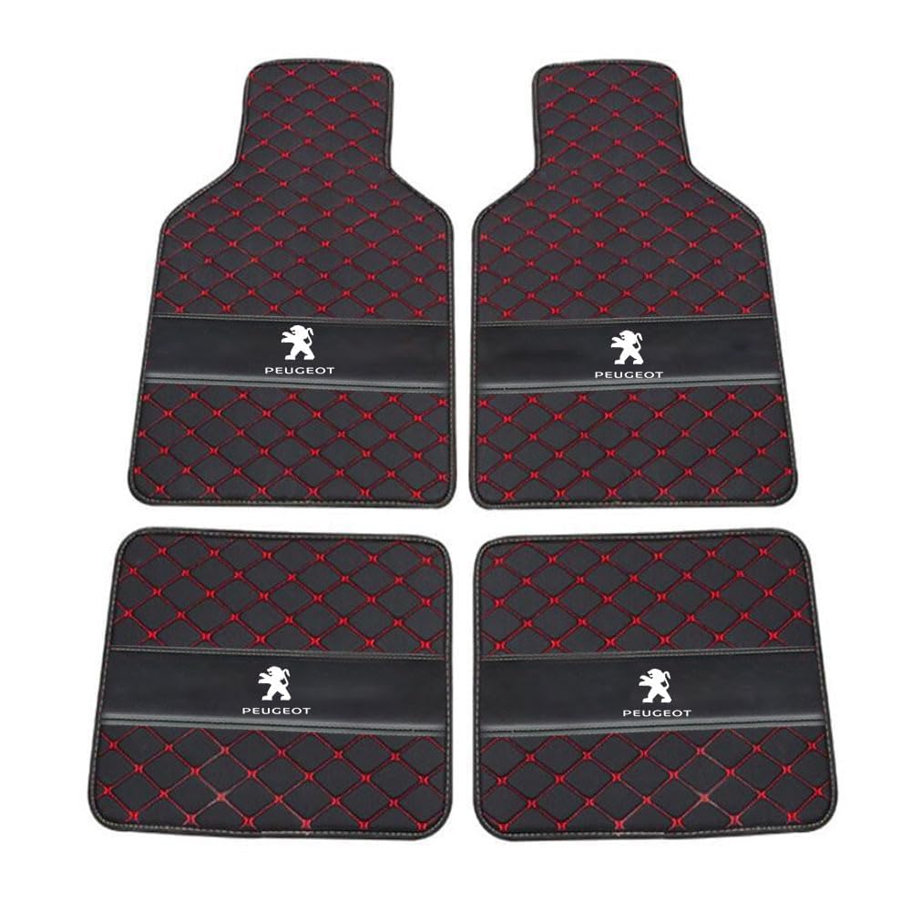 Auto Leder Fußmatten Fussmatten für Peugeot 307 CROSS/307 2004-2020 2021 2022 2023 2024 2025 Allwetter Antirutschmatte Anpassen Teppiche Fussmatten Protection Zubehör,Normal-Schwarz/Red Auto Leder Fußmatten Fussmatten für Peugeot 307 CROSS/307 2004-2020 2021 2022 2023 2024 2025 Allwetter Antirutschmatte Anpassen Teppiche Fussmatten Protection Zubehör,Normal-Schwarz/Red von LZJPL