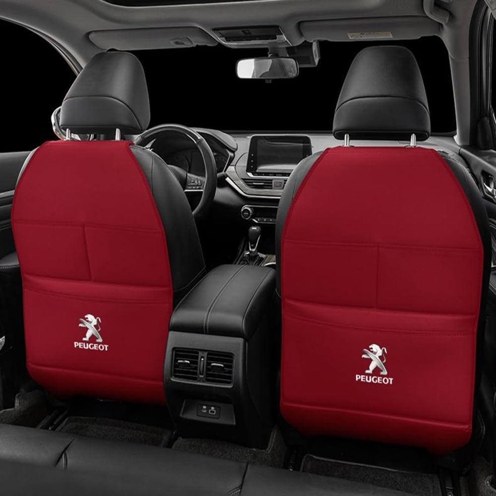 Auto Rücksitz Anti Kick Pad für Peugeot 2008 206 207 3008 301 307 308 308S e2008 Autositz Rückenlehne Protector Zubehör,normal-Redstyle Auto Rücksitz Anti Kick Pad für Peugeot 2008 206 207 3008 301 307 308 308S e2008 Autositz Rückenlehne Protector Zubehör,normal-Redstyle von LZJPL