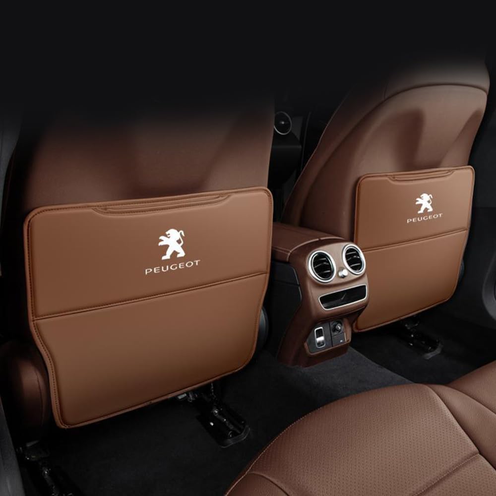 Auto Rücksitz Anti Kick Pad für Peugeot 206CC 207CC 3008 307CC 307SW Autositz Rückenlehne Protector Zubehör,normal-Blackstyle Auto Rücksitz Anti Kick Pad für Peugeot 206CC 207CC 3008 307CC 307SW Autositz Rückenlehne Protector Zubehör,normal-Blackstyle von LZJPL