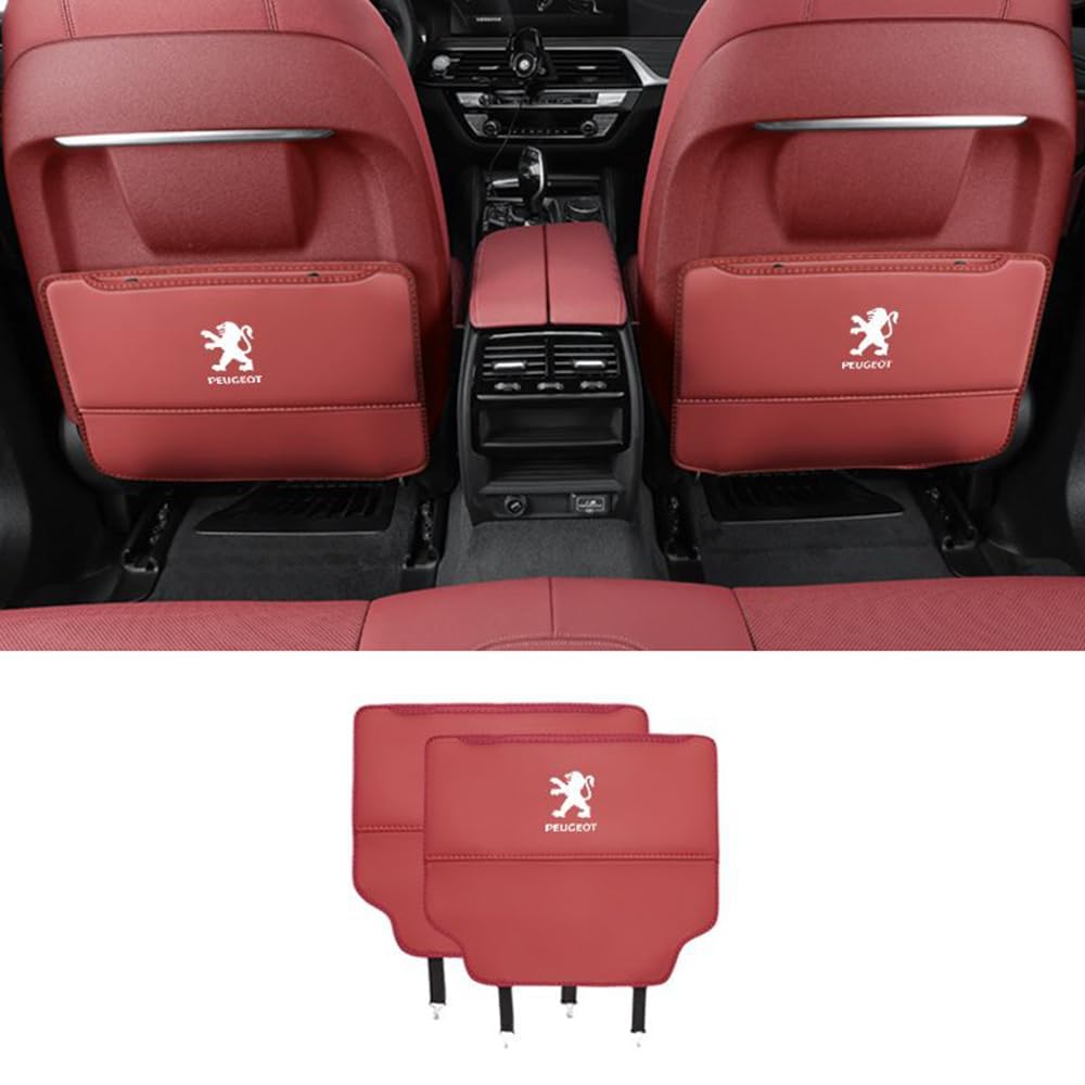 Auto Rücksitz Anti Kick Pad für Peugeot 206CC 207CC 3008 307CC 307SW Autositz Rückenlehne Protector Zubehör,normal-Redstyle Auto Rücksitz Anti Kick Pad für Peugeot 206CC 207CC 3008 307CC 307SW Autositz Rückenlehne Protector Zubehör,normal-Redstyle von LZJPL