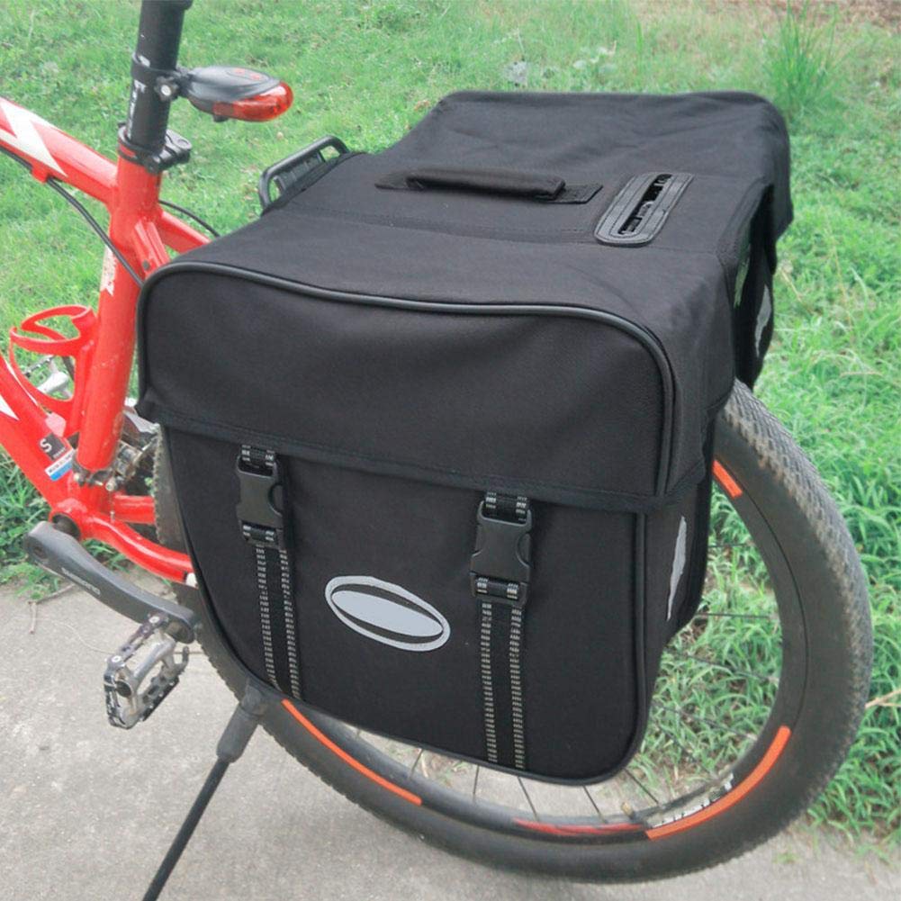 LZKW Fahrradkoffer-Kofferraumtasche, Fahrrad-Rücksitztasche, doppelte Packtasche, für elektrische Fahrradfahrräder von LZKW