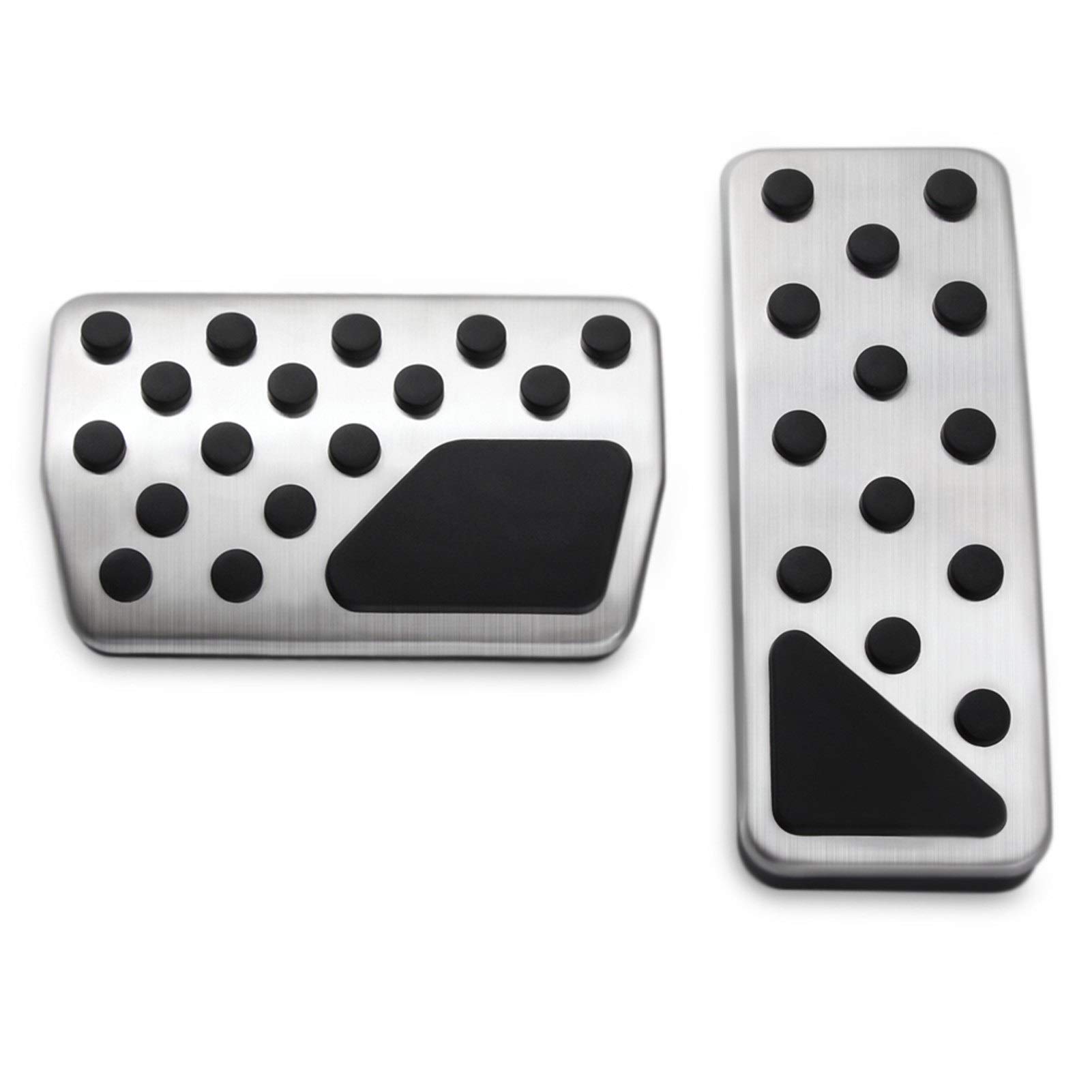 LZLWL Auto Pedal 2ST Edelstahl-Innenraum Auto Gas Bremspedal-Trittbrett-Pad-Abdeckung Für Jeep Grand Cherokee 2011-2018 Fußstütze Pedal Cover von LZLWL