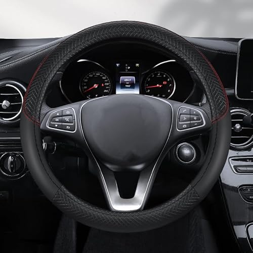 Lenkradbezug, für Ford Edge 2016-2024 Universal Sommer Winter Mode Anti Rutsch Auto Innenraum-38cm,A Lenkradbezug, für Ford Edge 2016-2024 Universal Sommer Winter Mode Anti Rutsch Auto Innenraum-38cm,A von LZQbld