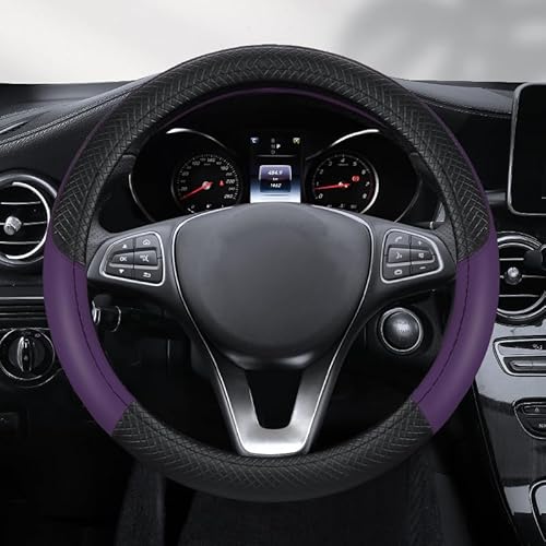 Lenkradbezug, für Ford Kuga 2020-2024 Universal Sommer Winter Mode Anti Rutsch Auto Innenraum-38cm,B Lenkradbezug, für Ford Kuga 2020-2024 Universal Sommer Winter Mode Anti Rutsch Auto Innenraum-38cm,B von LZQbld