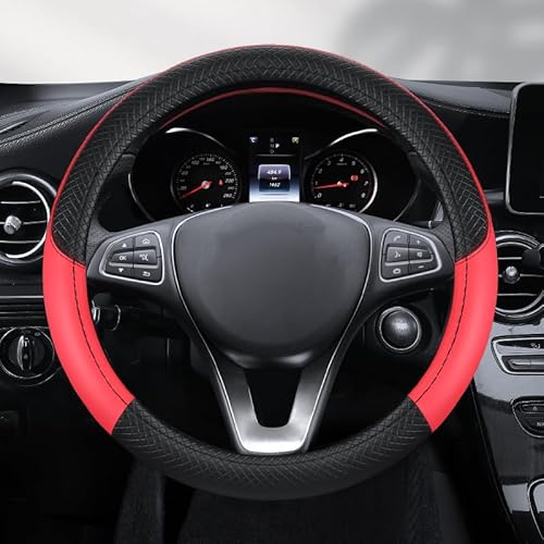Lenkradbezug, für Mitsubishi Eclipse Cross 2018-2024 PHEV Universal Sommer Winter Mode Anti Rutsch Auto Innenraum-38cm,D Lenkradbezug, für Mitsubishi Eclipse Cross 2018-2024 PHEV Universal Sommer Winter Mode Anti Rutsch Auto Innenraum-38cm,D von LZQbld