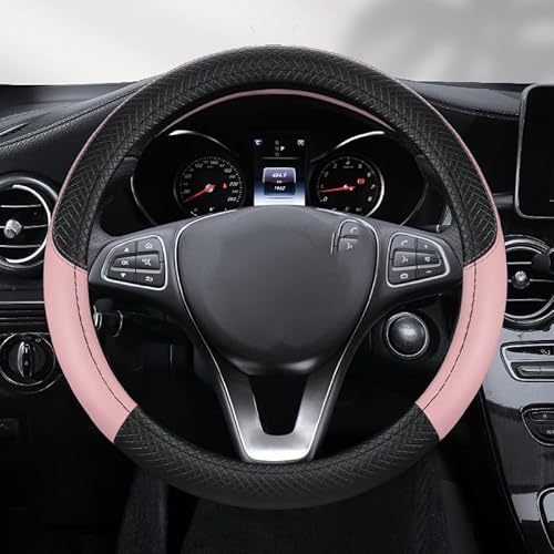 Lenkradbezug, für Mitsubishi Eclipse Cross 2018-2024 PHEV Universal Sommer Winter Mode Anti Rutsch Auto Innenraum-38cm,E Lenkradbezug, für Mitsubishi Eclipse Cross 2018-2024 PHEV Universal Sommer Winter Mode Anti Rutsch Auto Innenraum-38cm,E von LZQbld
