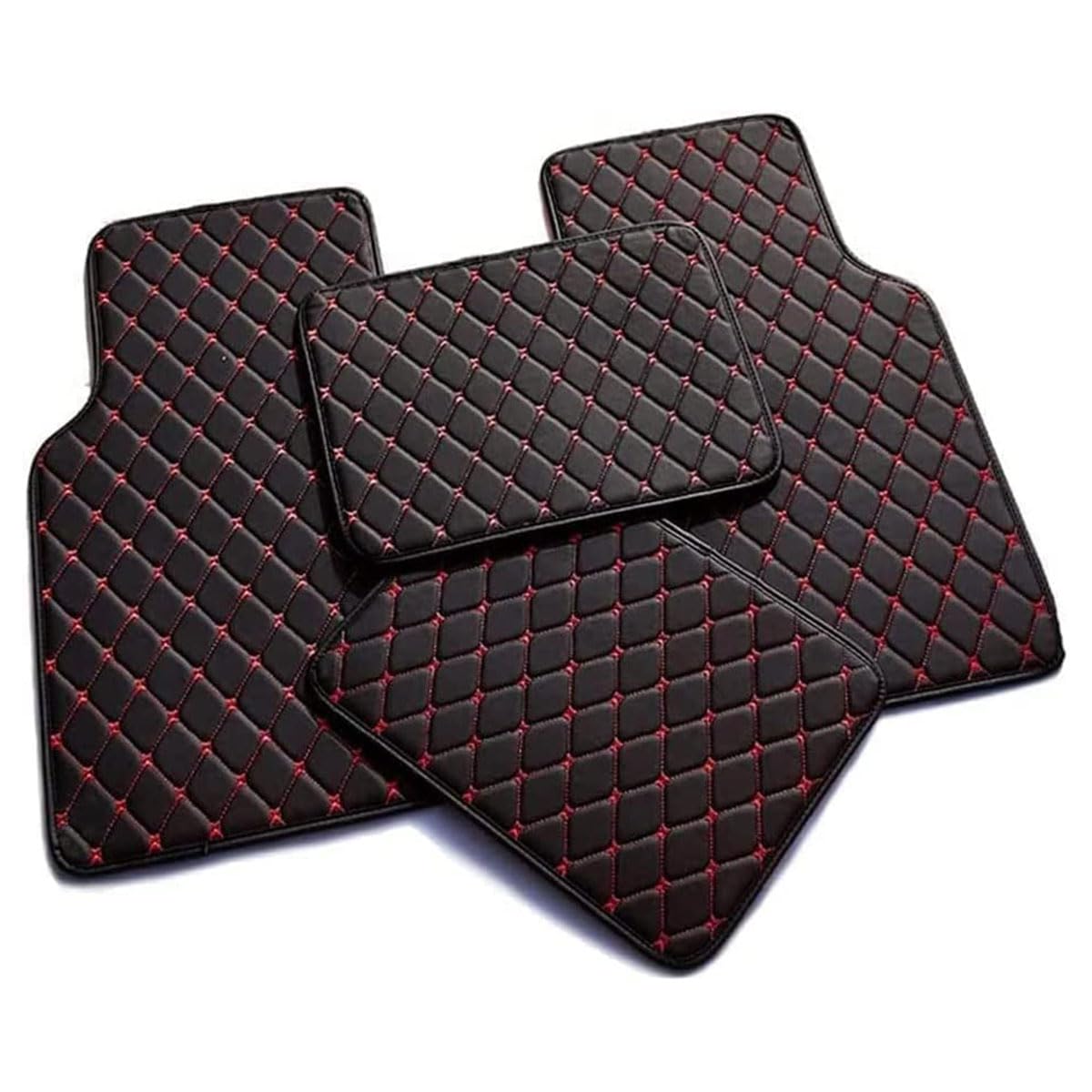 Auto Fussmatte für MG MG6 2020-2023, Autofussmatten Fußmatten Auto Leder wasserdichte Auto Matten Antirutschmatte Auto Zubehör,Black-Red Auto Fussmatte für MG MG6 2020-2023, Autofussmatten Fußmatten Auto Leder wasserdichte Auto Matten Antirutschmatte Auto Zubehör,Black-Red von LZWLZW