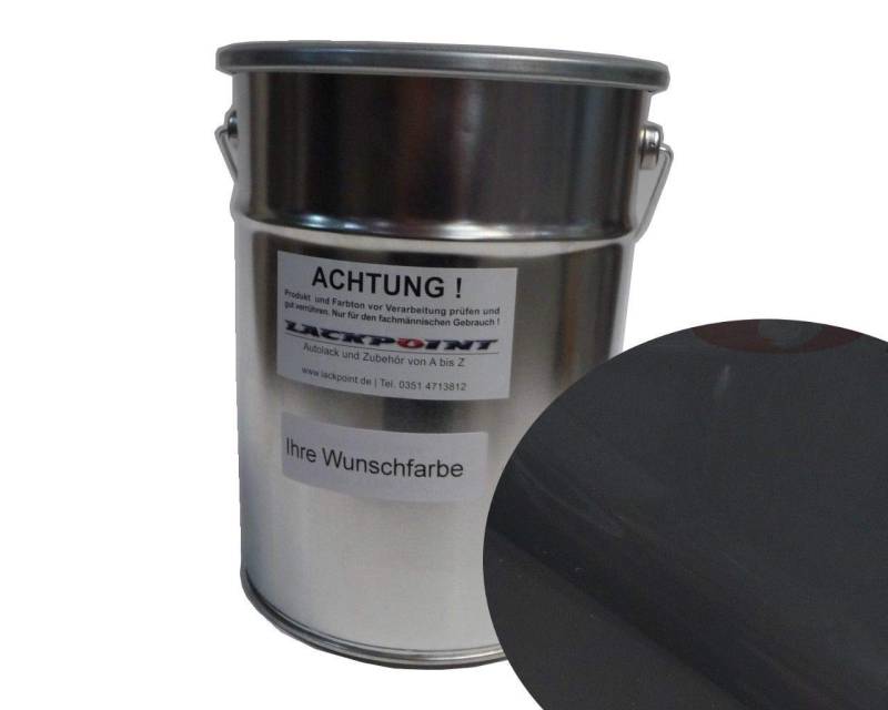 Lackpoint 1 Liter 1K Kunstharz Autolack für Audi LY7C Nardograu von Lackpoint
