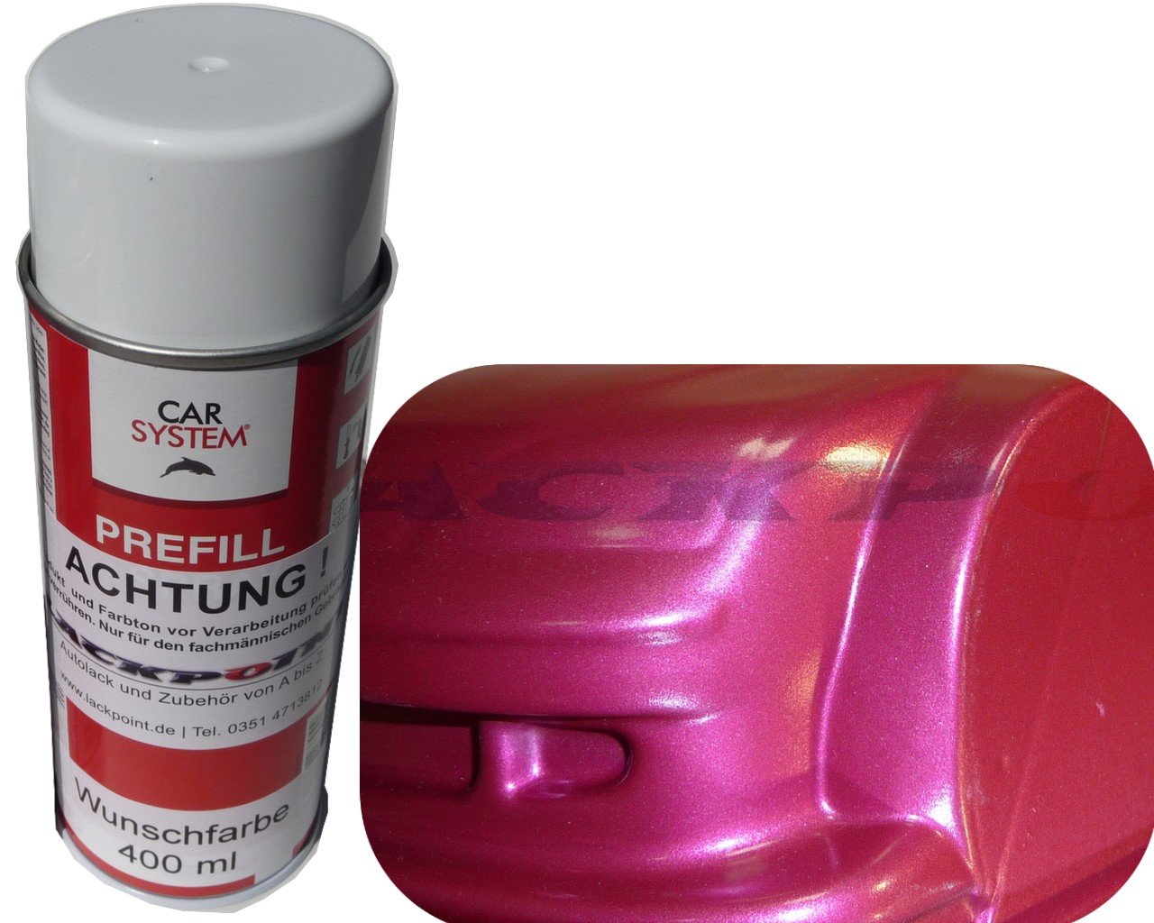 Spraydose 400ml 1K Autolack Light Pink Metallic Glanz Kein Klarlack Trend Tuning Spraydose 400ml 1K Autolack Light Pink Metallic Glanz Kein Klarlack Trend Tuning von Lackpoint