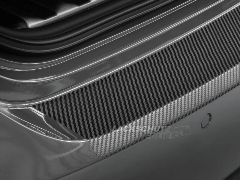 LSF24 - Ladekantenschutzfolie - Schwarz Carbon-Optik Matt für Mercedes-Benz A-Klasse Typ W177, Schrägheck, ab BJ 05/2018 von Lackschutzfolie24