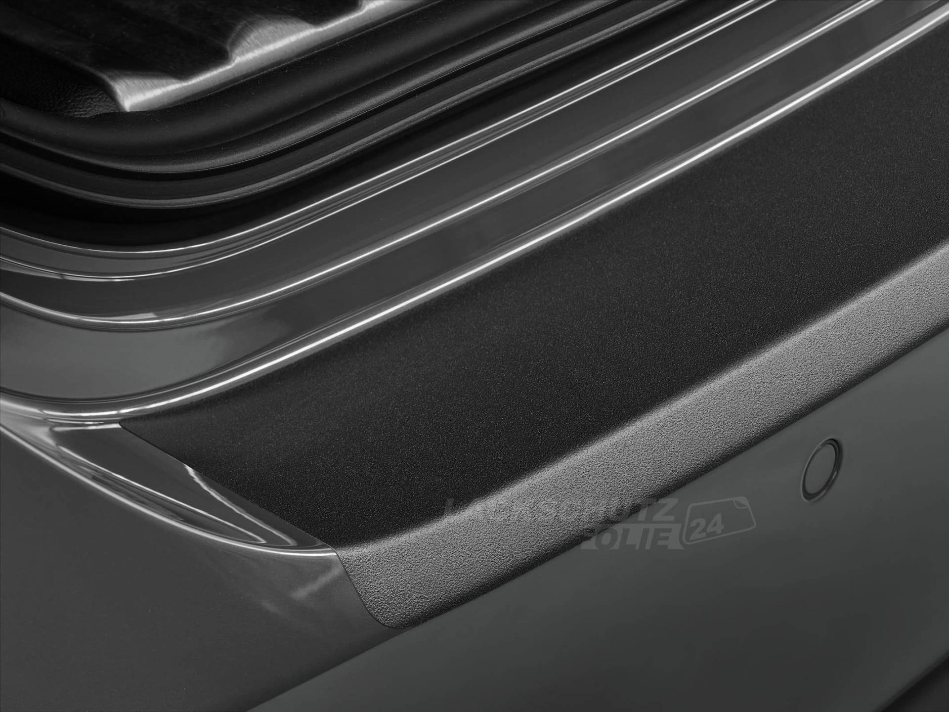 LSF24 - Ladekantenschutzfolie - Schwarz Strukturiert Matt für BMW 4er Cabrio Typ F33, BJ 2013-2020 von Lackschutzfolie24