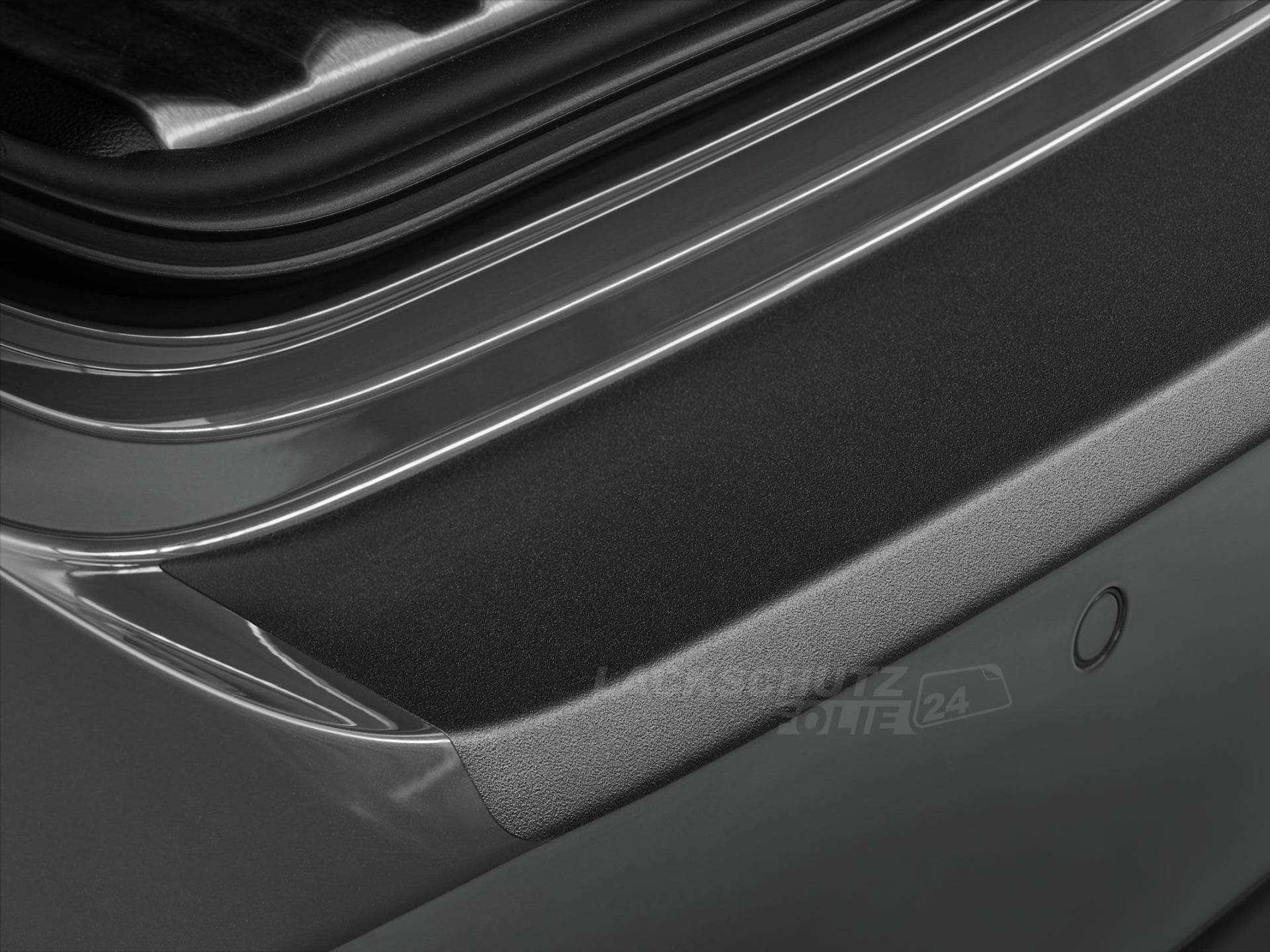 LSF24 - Ladekantenschutzfolie - Schwarz Strukturiert Matt für Hyundai Staria ab BJ 2021 von Lackschutzfolie24