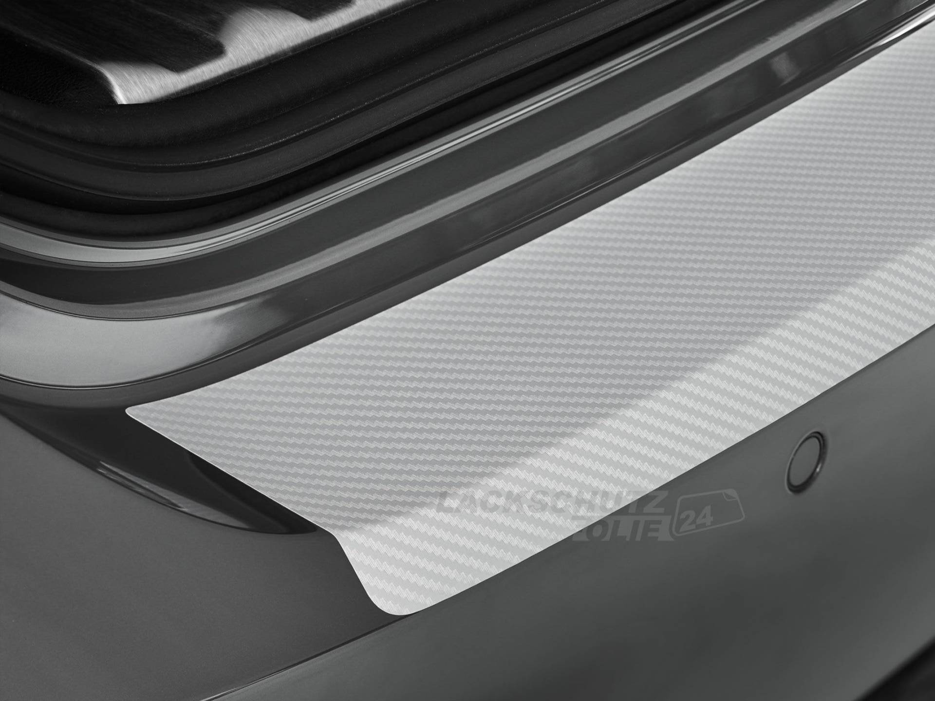 LSF24 - Ladekantenschutzfolie - Silber Carbon-Optik Matt für BMW i7 Typ G70, M-Paket, ab BJ 11/2022 von Lackschutzfolie24