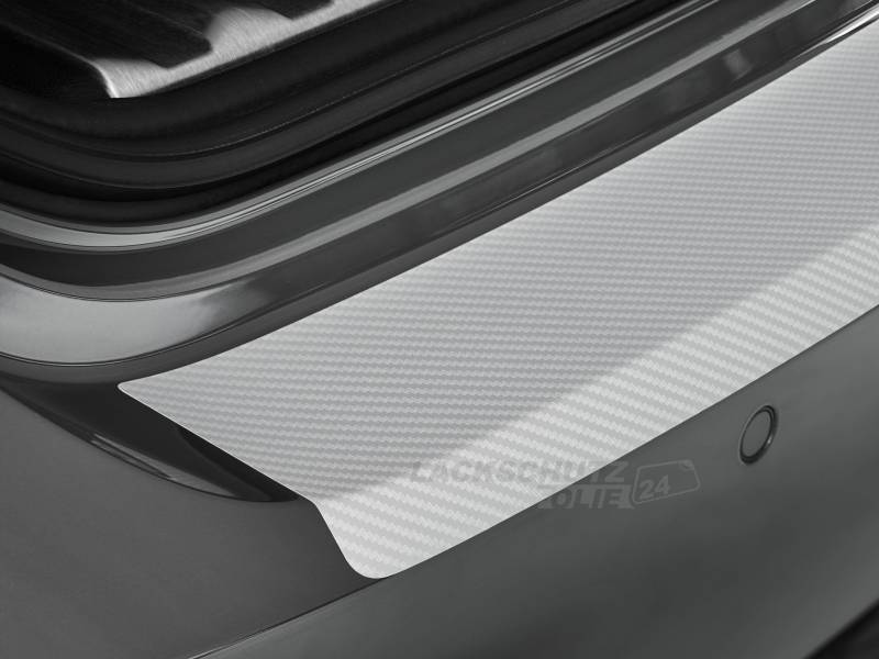 LSF24 - Ladekantenschutzfolie - Silber Carbon-Optik Matt für BMW iX1 Typ U11, ab BJ 2022 von Lackschutzfolie24