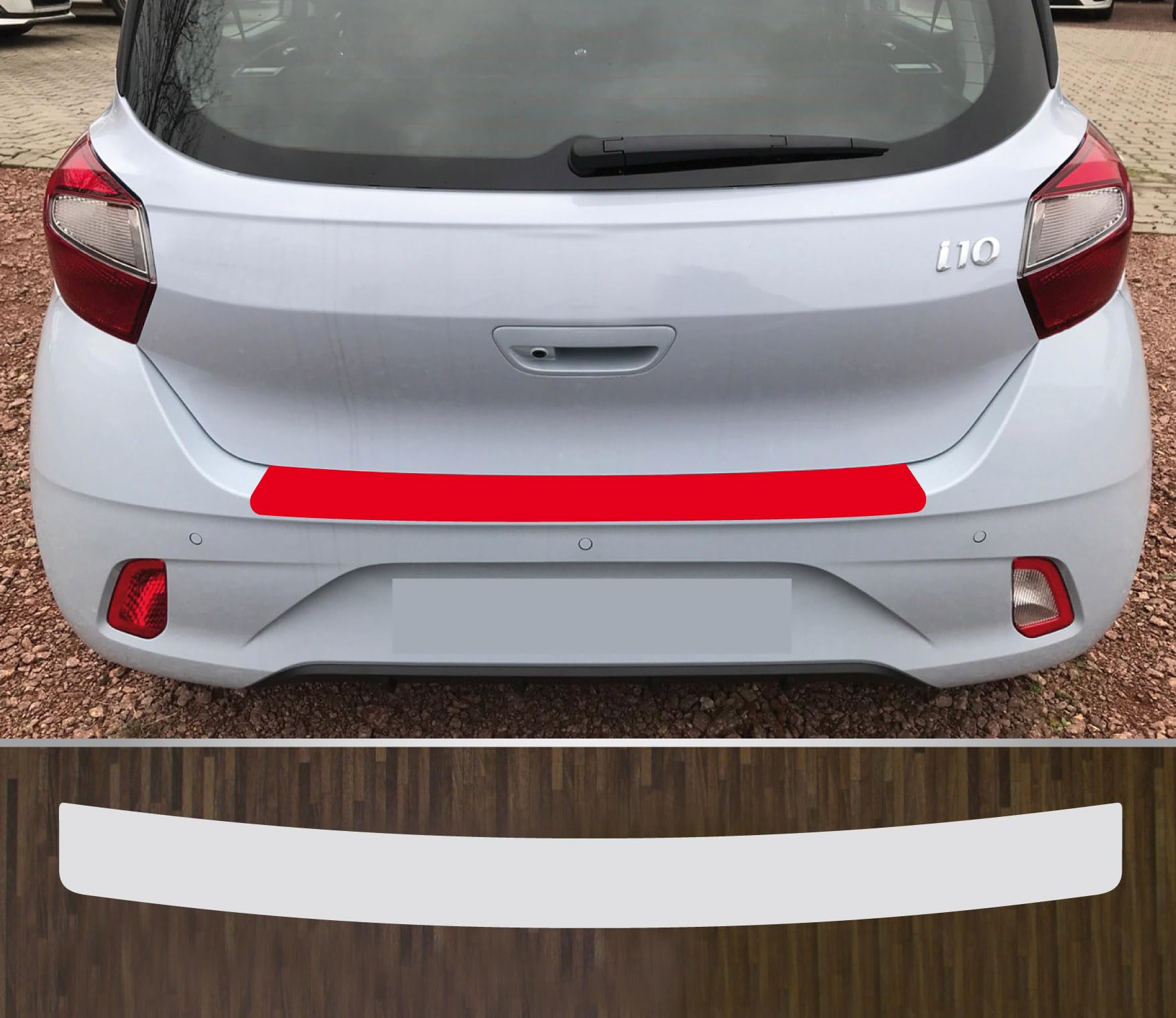 kompatibel mit Hyundai i10 ab 2019 passgenaue Lackschutzfolie Ladekantenschutz transparent kompatibel mit Hyundai i10 ab 2019 passgenaue Lackschutzfolie Ladekantenschutz transparent von Lackschutzfolien-Stolze