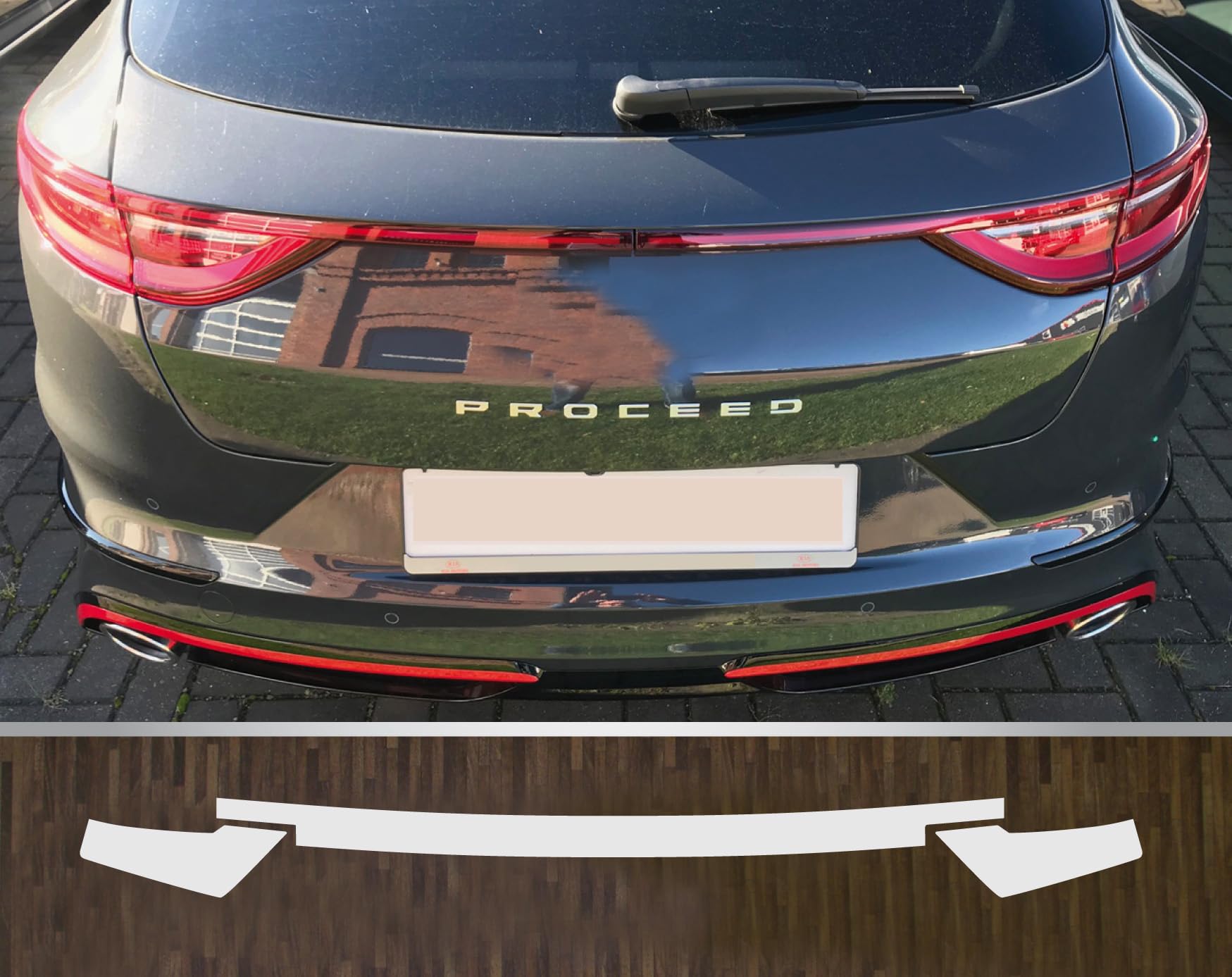 kompatibel mit KIA Proceed ab 2021 Lackschutzfolie Ladekantenschutz transparent kompatibel mit KIA Proceed ab 2021 Lackschutzfolie Ladekantenschutz transparent von Lackschutzfolien-Stolze