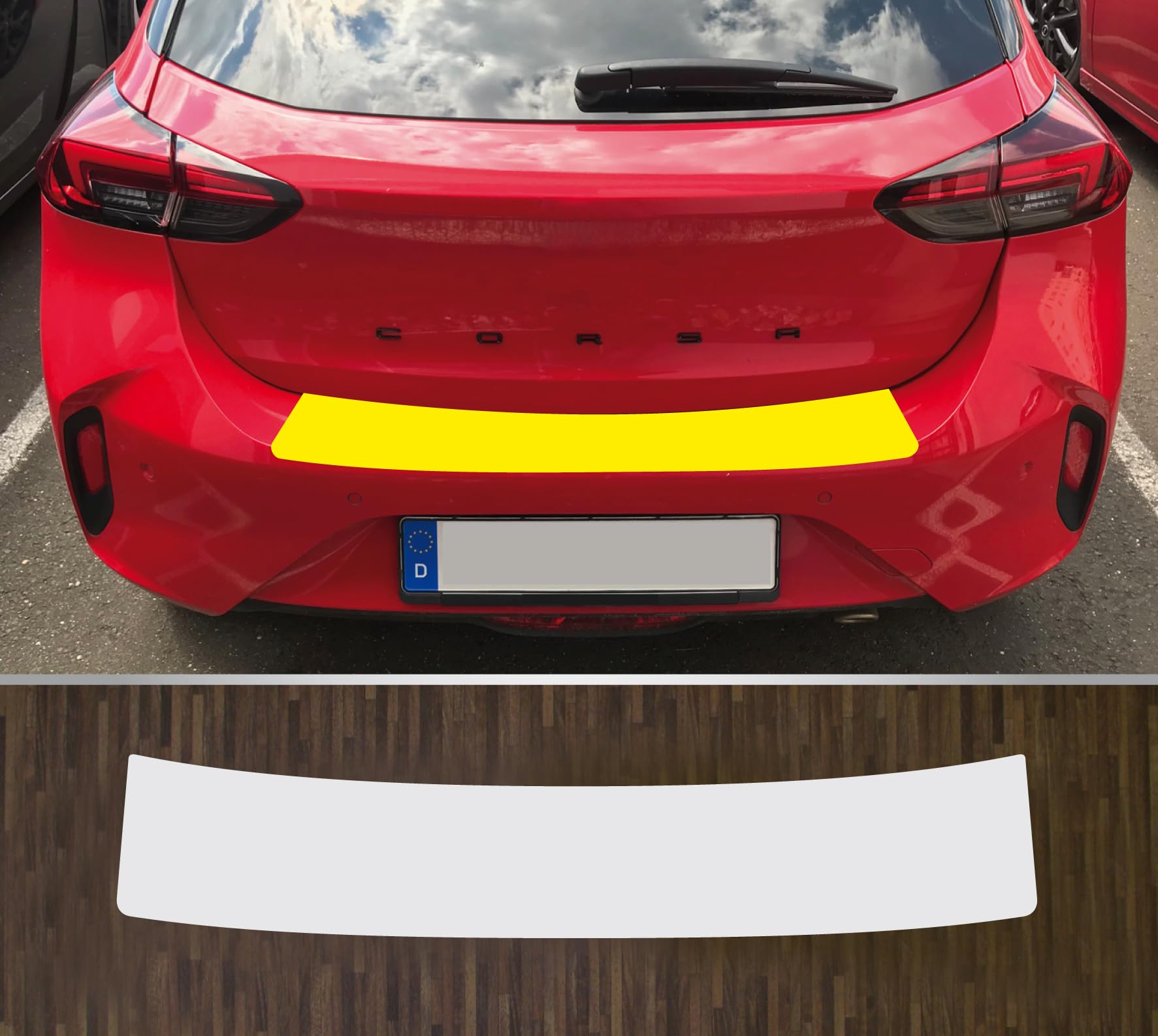 kompatibel mit Opel Corsa F Facelift ab 2023 passgenaue Lackschutzfolie Ladekantenschutz transparent kompatibel mit Opel Corsa F Facelift ab 2023 passgenaue Lackschutzfolie Ladekantenschutz transparent von Lackschutzfolien-Stolze